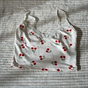 Cherry Crop Top